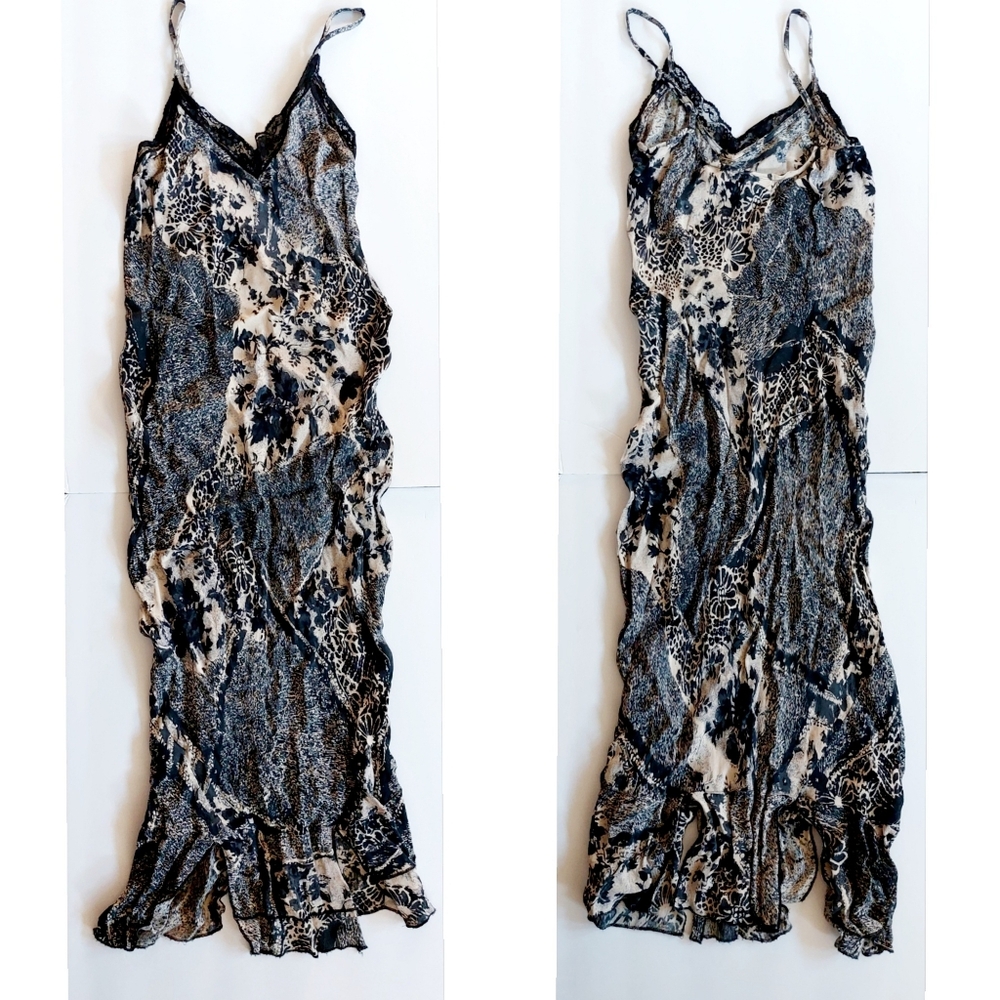 Floral Patchwork Slip Dress Romantic‎ Fairy Ethereal y2k size 10 Newport News
